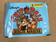 New Vintage 1989 Panini Chip 'N Dale Rescue Rangers Stickers Pack