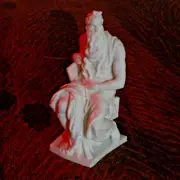 Moses by Michelangelo - Miniature Replica - 4 Inches Tall
