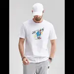 PUTIH KATUN T 恤白色 VINTAGE SMURF BY CFIVE BAJU KAOS SMURF UNI