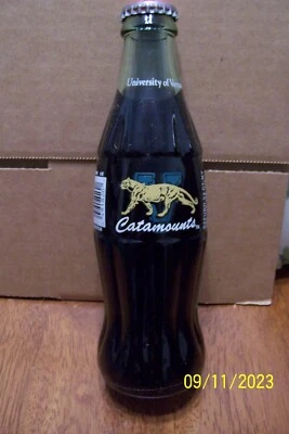 University of Vermont Catamounts - Unopened Coca-Cola Bottle