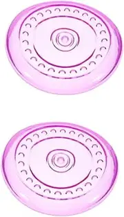 2pcs Outdoor Dog Disc Toy for Puppy Training Chewing Pet Flying Toy Throwing Disc for Dog Play