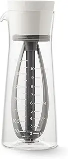 Chef'n Salad Dressing Mixer, Baking White/Vintage Indigo