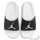 Nike JORDAN 拖鞋 男鞋 輕量 JUMPMAN SLIDE 白黑 FQ1598-010