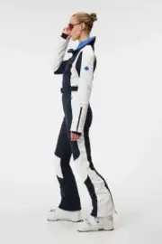J. Lindeberg Women's Coyote One Piece SKI SNOWSUIT Small Navy NEW NWT SWOW09203