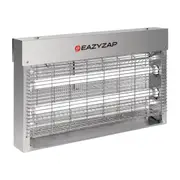 Eazyzap Brushed Stainless Steel Pest Killer - 24watt