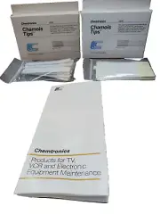 Chemtronics CC15 Chamois Tips - 2 Packs Of 15 Swabs - Video Head Cleaner **NEW