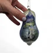 Bradford Editions Heirloom Porcelain Unicorn Christmas Ornament SEARCH
