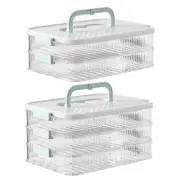 Lunch Meat Container For Refrigerator Multi-layer Food Storage Boxes Stackable