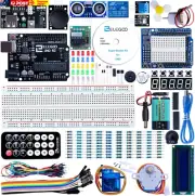 UNO R3 Project Super Starter Kit with Tutorial Compatible with Arduino IDE