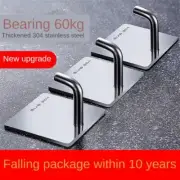 1/3/5 Pcs Self Adhesive Wall Hook Strong Without Drilling Coat Bag Bathroom Door