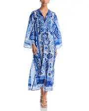 Farm Rio Delicate Tapestry Cover-Up Dress