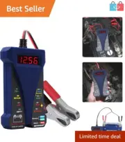 12V Digital Battery Tester with LCD Display & LED Indications - Safe & Reliable