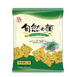 【中祥】自然之顏紫菜蘇打餅乾280g*4袋