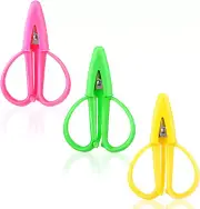 3 Pcs Mini Scissors Colorful Tiny Stainless Steel Scissors Portable Travel Sciss
