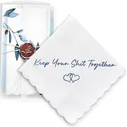 [W&F GIFT] Wedding Handkerchief - Keep Your - LE, Keep Your Shit Together