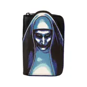 Loungefly The Nun Cosplay Glow Zip Around Leather Wallet Money Bill Organiser