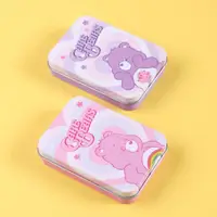 在飛比找momo購物網優惠-【Care Bears】彩虹熊 彩色小鐵盒(文具 迴紋針小物