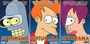 Futurama (1999) Set of 3 TV posters, Original, SS, Unused, NM, Rolled
