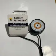 Sun Company Ascent Battery-Free Altimeter Barometer Gauge Feet/Meter NEW