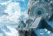 Stunning Abstract Fractal Trippy Surreal Art 19x13 High-Quality AI Photo Print
