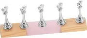 VICASKY 1 Set Heart Shaped Nail Practice Stand Easy to Use Display for Beauty Nail Art for Salons Schools and Home Use Convenient for Go Manicure