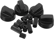 MOBUTOFU 4 Set Gas Stove Knobs Durable Replacement Control Knobs for Ovens Cooktops Air Fryers Compatibility Enhanced Precision for Reliable Cooking