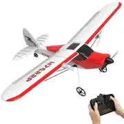 RC Plane Toy Sport Cub S2 Kids 2CH Remote Control Airplane 2.4GHz Gyro Stabilizer Portable Easy Fly Outdoor Beginner Christmas Gift Red