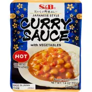 S&B Japanese Style Mild Curry Sauce With Vegetables 210g