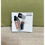 ⚠️注意期效 CHANEL 香奈兒 時尚裸光微滴粉底精華 0.9ML（附精巧版粉底斜角刷）