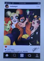 Women of Batman #BatSelfie Art Print by Juan Fernando Garcia - Signed
