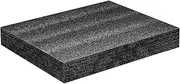 Generic Polyethylene Foam Foam Sheet, Cuttable, DIY Shape Foam Block, Black, 40cm x 30cm x 5cm, Packaging Material