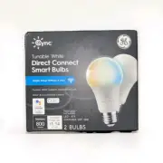 GE 93128974 Cync Smart LED Light Bulb, Dimmable, Tunable White Color New WiFi