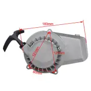 ALLOY PULL START STARTER FOR 2 STROKE 50cc 49cc POCKET BIKE MINI DIRT ATV Mower