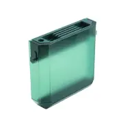 (Green)Kitchen Knife Holder Transparent PET Wall Mounted Storage Block Tools