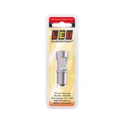 LED Autolamps Bayonet Amber Indicator Bulb 12-24V CANBUS Compatible Blister