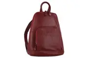 Milleni - NL10767 Leather Backpack - Red