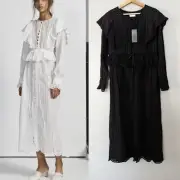 Sir The Label Sz 0 Black Eyelet Lace Dress NEW W Tags