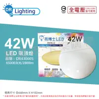 在飛比找momo購物網優惠-【亮博士】LED 42W 6500K 白光 全電壓 亮麗 星