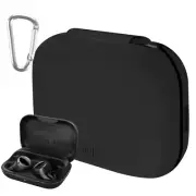 Geekria Silicone Case Cover for Amazon Echo Buds, Amazon Wireless Earbud (Black)