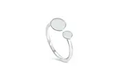 Sterling Silver Twin Circles Ring