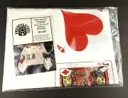 NEW Dealer's Choice 835 Bridge Playing Cards White Tablecloth 52" x 52" Square