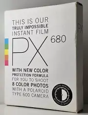 PX 680 Film Impossible Instant 8 Color Photos Brand New For Type 600 Polaroid