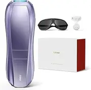 [Ulike] Air 10 IPL Hair Removal for Women and Men, 65°F Ice-Cooling Contact, Dual Lights, Skin Sensor & SHR Mode* for Nearly Painless, Effective & Long-Lasting Hair Removal from Home