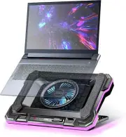 Gaming Laptop Cooling Pad with Powerful Cooler Fans, RGB Lighting and Phone H...