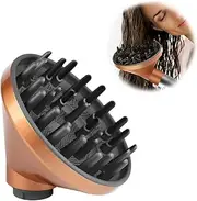 Upgraded Diffuser Attachment for Dyson Airwrap, Converting for Dyson Airwrap Styler to Hair Dryer Diffuser Attachment, for Airwrap Attachment Nozzle, 973365-01 (Gold)