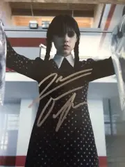 Jenna Ortega Signed Wednesday 8x10 Photo With COA