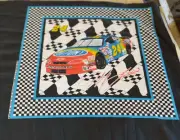 JEFF GORDON DUPONT #24 NASCAR PILLOW QUILT SQUARE FABRIC PANELS