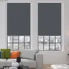 100% Blackout Windows Roller Door Curtains DIY No Drill Cordless Blinds Shades