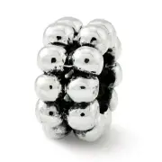 Bali Bead .925 Sterling Silver Antique Reflection Beads