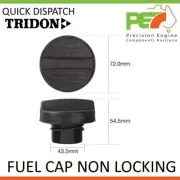 New * TRIDON * Fuel Cap Non Locking For Chrysler PT Cruiser 2.0 2.4L ECC (for: Chrysler)